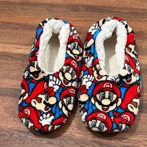 Kids Cartoon Character Slippers - Red and Blue